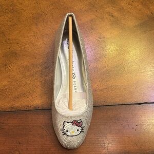 Katy Perry Collections Gold Hello Kitty Flats